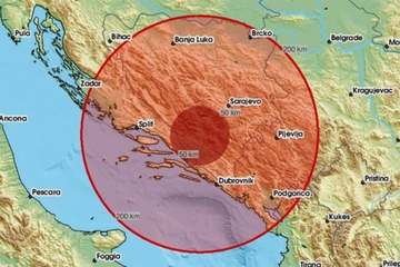 Snažan zemljotres pogodio BiH