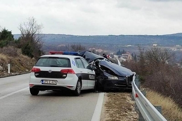 Policajci krenuli na uviđaj, sudarili se sa "alfom", vozač poginuo