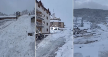 I ovo je BiH! - Komšije Bošnjaci organizovali čišćenje snijega kod crkve uoči Božića