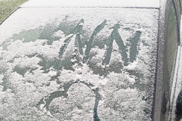 Pao snijeg u Banjaluci (VIDEO)