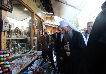 NIJE BILO INCIDENATA Kantonalna policija obezbjeđivala patrijarha u Sarajevu