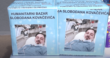 MLADIĆU NEOPHODNA TRANSPLANTACIJA Održan humanitarni bazar za pomoć u liječenju Slobodana Kovačevića