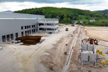 Pri kraju gradnja logističkog centra Lidla kod Sarajeva (VIDEO)