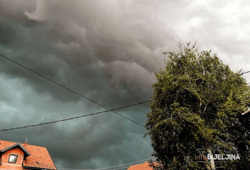 Danas pretežno oblačno, mjestimično sa kišom