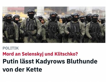 Njemački mediji nazvali čečenske specijalce "krvavim psima": Kadirov im odgovorio (FOTO)