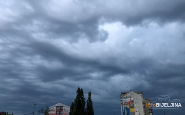 Stiglo naoblačenje, sutra će biti i kiše i snijega