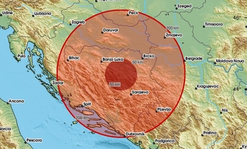 Jak zemljotres zatresao BiH: Epicentar kod Zenice