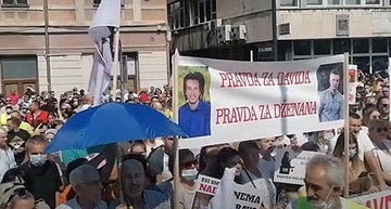 Hiljade građana ponovilo zahtjeve za pravdom: U Sarajevu okončani protesti za Dženana i Davida