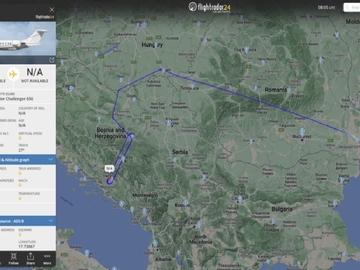 Ruski mediji: Američki špijunski avion leti iznad BiH i oko granica Srbije