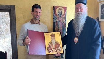 Najbolji teniser svijeta Novak Đoković posjetio Ostrog! /VIDEO/