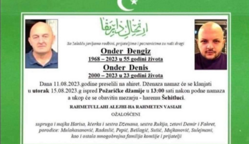 Danas sahrana oca i sina koje je ubio Nermin Sulejmanović