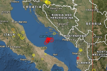 Više od 20 potresa u Jadranu nakon snažnog zemljotresa