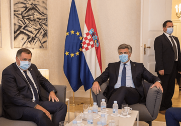 "MIR JEDINA OPCIJA" Dodik iz Zagreba poručuje da je prioritet ekonomska saradnja
