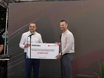 Donacija kompanije Galenika Udruženju „Srce za djecu oboljelu od raka“ 