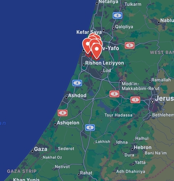 Lansirane rakete na Tel Aviv iz Pojasa Gaze