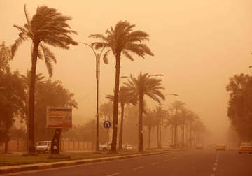 Nebo narandžasto! U Iraku POMETNJA zbog prašinske oluje