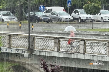 Sutra prijepodne sunčano, od sredine dana pljuskovi sa grmljavinom
