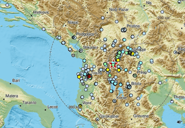 TLO NE PRESTAJE DA PODRHTAVA Novi zemljotres jačine 4,9 stepeni Rihtera u Sjevernoj Makedoniji
