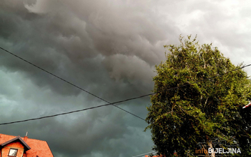 Upozorenje na jak olujni vjetar i obilnije padavine u dijelovima BiH