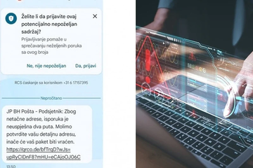 Upozorenje građanima BiH: Lažne SMS poruke ciljaju na krađu ličnih podataka