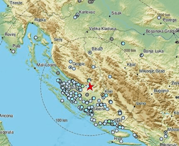 HRVATSKU POGODIO NOVI ZEMLJOTRES Podrhtavanje se osjetilo snažno, trajalo desetak sekundi