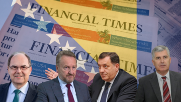 Financial Times o BiH: SAD i Evropa su saučesnici u sumornoj politici podjela
